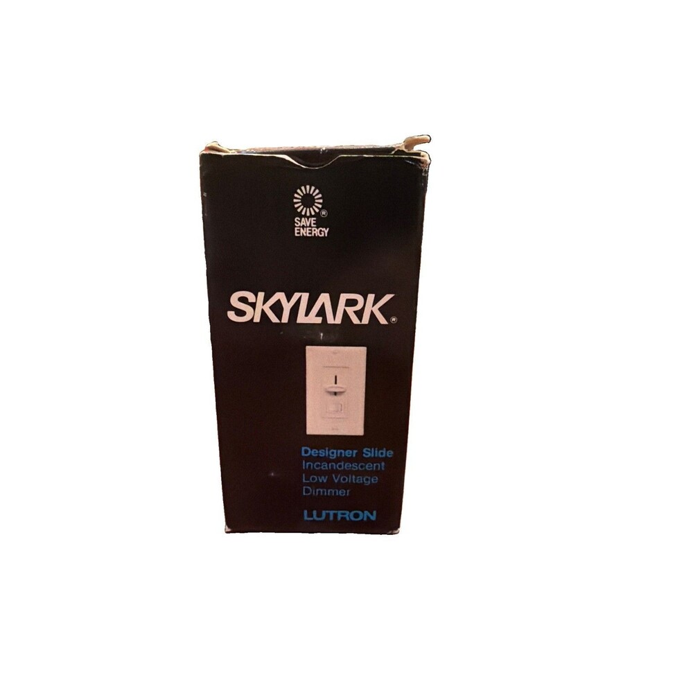 Lutron Skylark SLV-600P-BR 600VA/450W Single-Pole Preset Dimmer Brown NIB